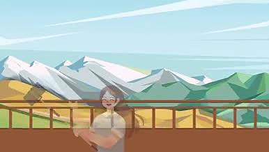假期出游安全注意MG动画视频的预览图